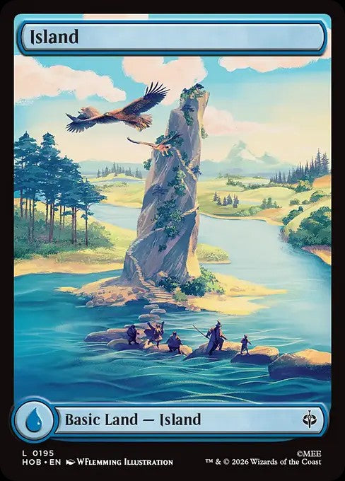 Island [ #0195 Full Art ] (HOB-L)