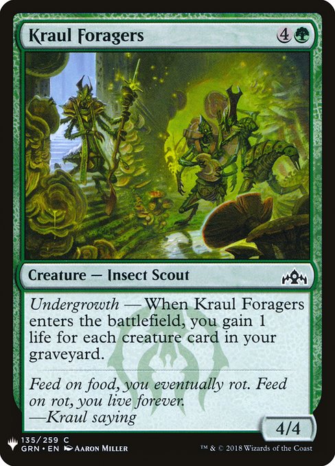 Kraul Foragers [Mystery Booster #1252] (GRN-C)
