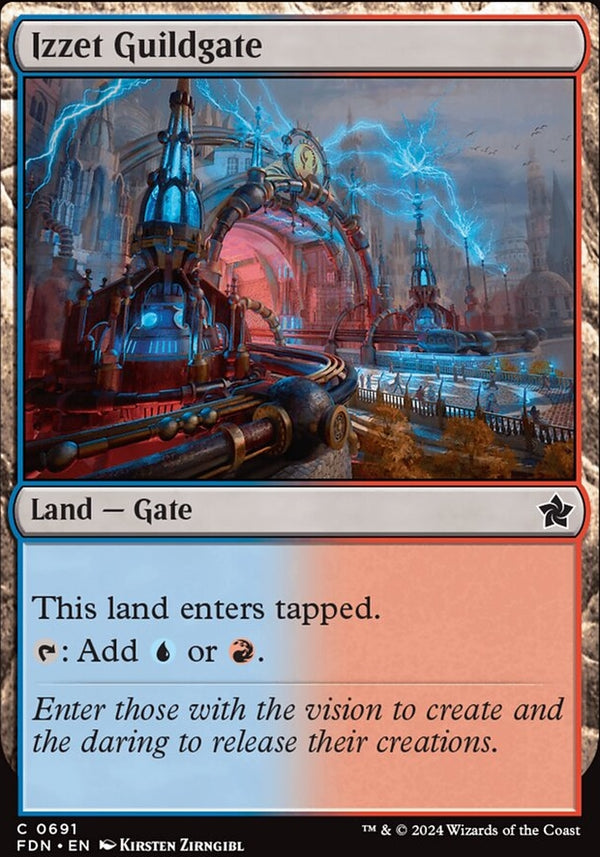 Izzet Guildgate [#0691 Starter Collection] (FDN-C)