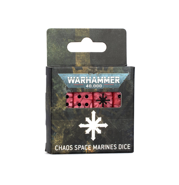Citadel Hobby: Dice Set - 40K: Heretic Astartes: Chaos Space Marines (10th) (Release Date: 05.25.24)