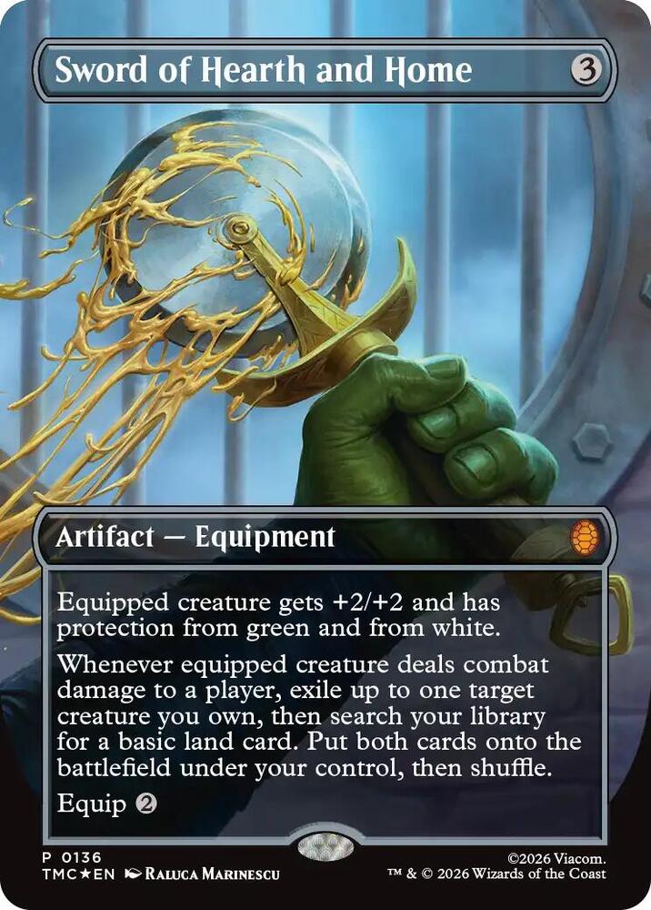 Sword of Hearth and Home [#0136 Borderless] (TMC-M-FOIL)