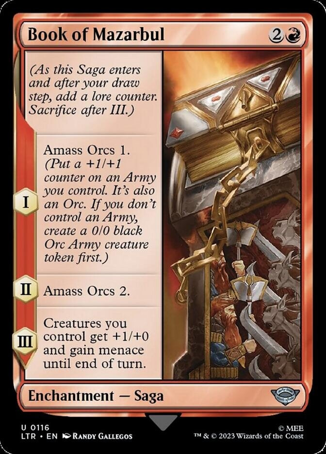 Book of Mazarbul [#0116] (LTR-U)