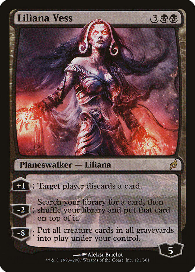 Liliana Vess (LRW-R-FOIL) Light Play