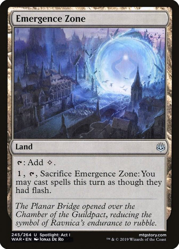 Emergence Zone (WAR-U) Light Play