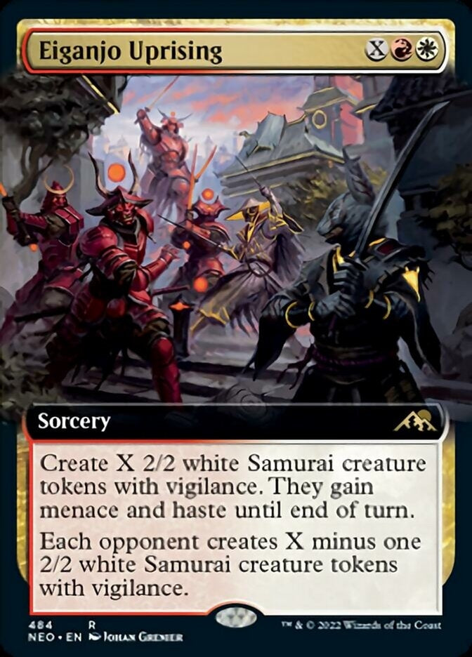 Eiganjo Uprising [ #484 Extended Art ] (NEO-R)