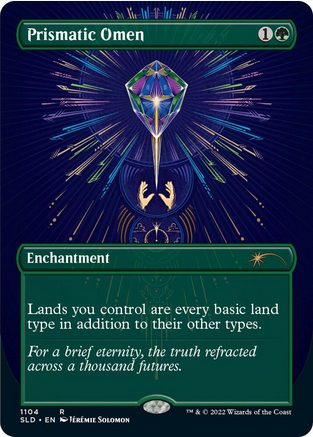 Prismatic Omen [#1104 Borderless] (SLD-R-FOIL)