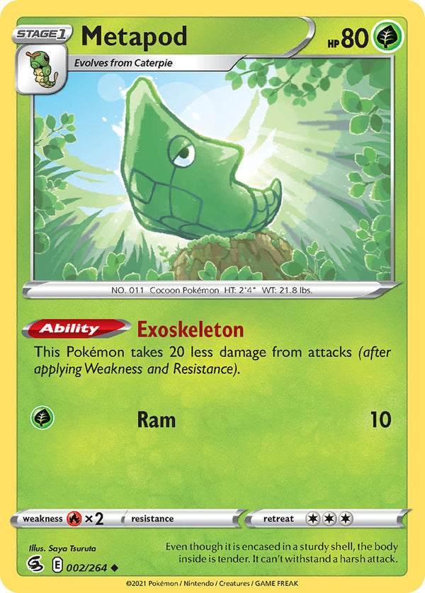 Metapod - 002/264 (SWSH08) Uncommon - Near Mint