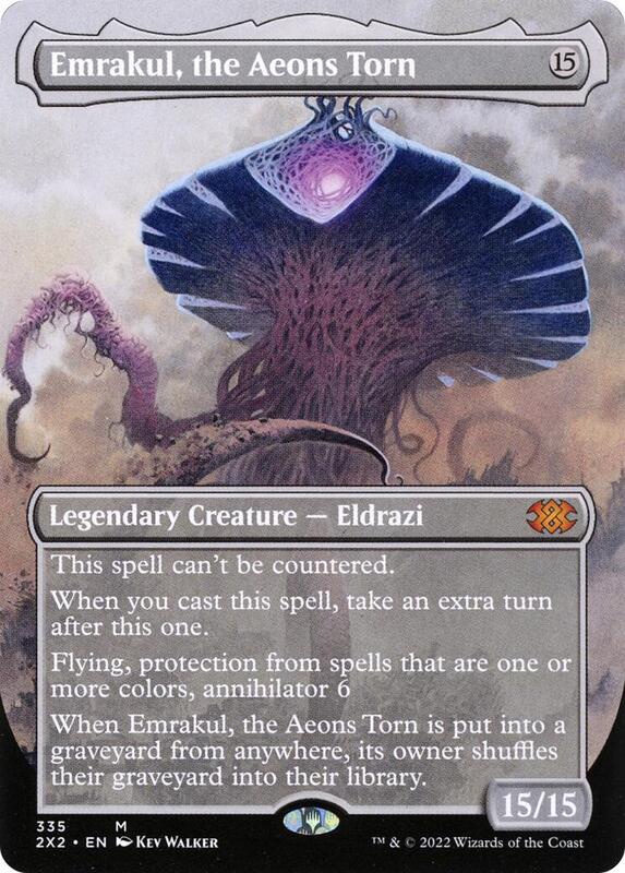 Emrakul, the Aeons Torn [#335 Alternate-Art Borderless] (2X2-M-FOIL)