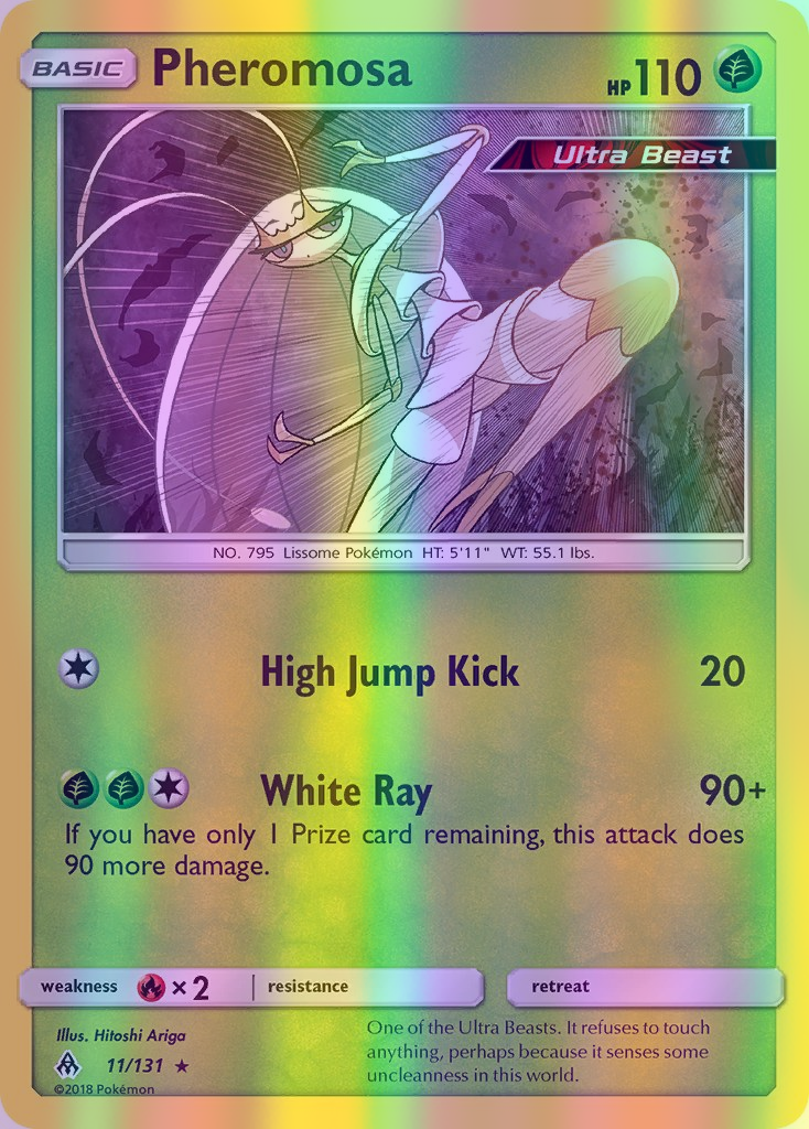 Pheromosa - 011/131 (FLI) Holo Rare - Near Mint Reverse Holofoil