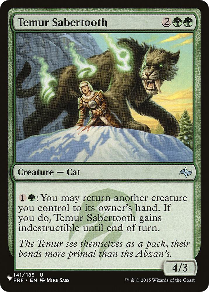 Temur Sabertooth (FRF-U-LIST)