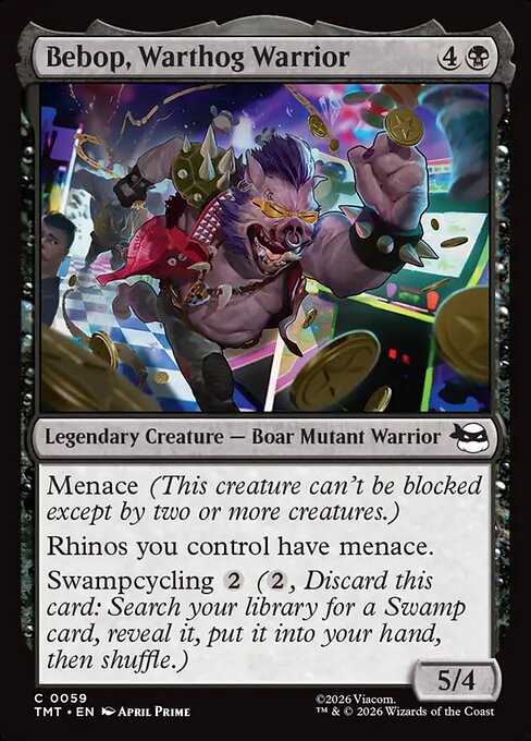 Bebop, Warthog Warrior [ #0059 ] (TMT-C)