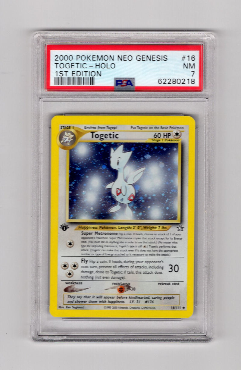 Togetic - 016/111 (N1) Holo Rare - Unlimited Light Play Holofoil (Graded - PSA 7)