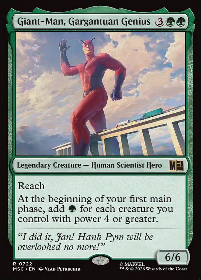 Giant-Man, Gargantuan Genius [ #0722 ] (MSC-R)