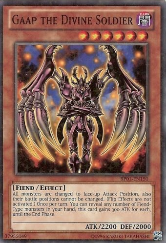 Gaap the Divine Soldier (Starfoil) (BP01-EN150) Starfoil Rare - Near Mint Unlimited