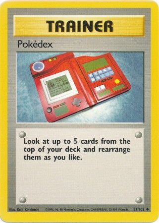 Pokedex - 087/102 (BS) Uncommon - Near Mint