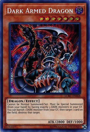 Dark Armed Dragon (LCKC-EN068) Secret Rare- Near Mint Unlimited