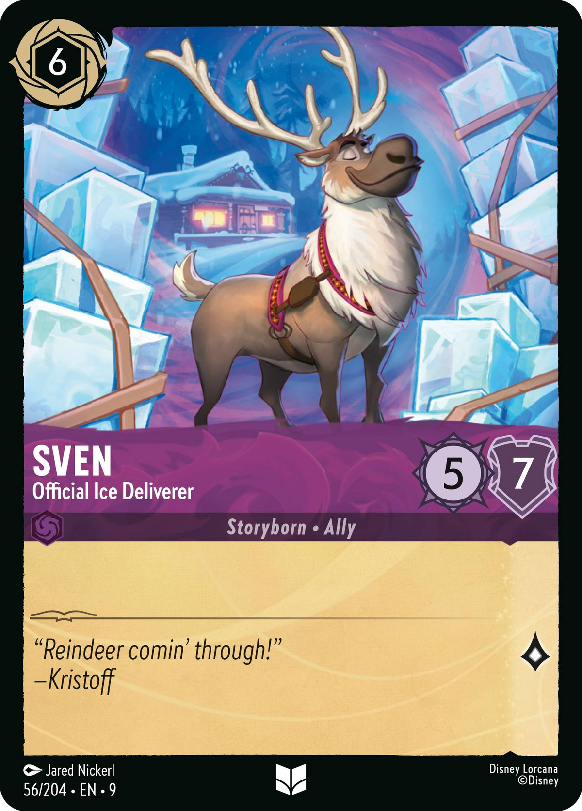 Sven - Official Ice Deliverer (056/204 - Fabled)  Uncommon