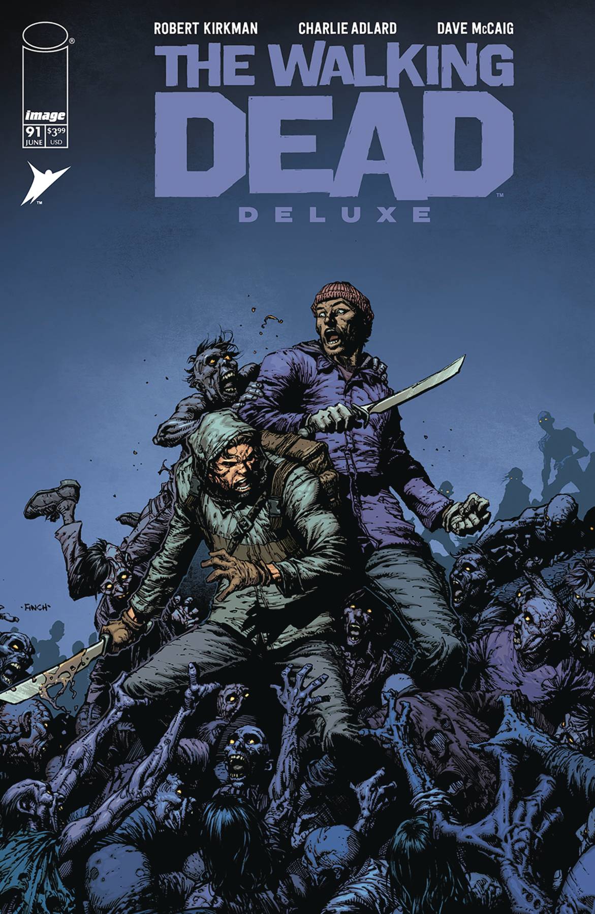 WALKING DEAD DELUXE #91 CVR A DAVID FINCH & DAVE MCCAIG (MR)