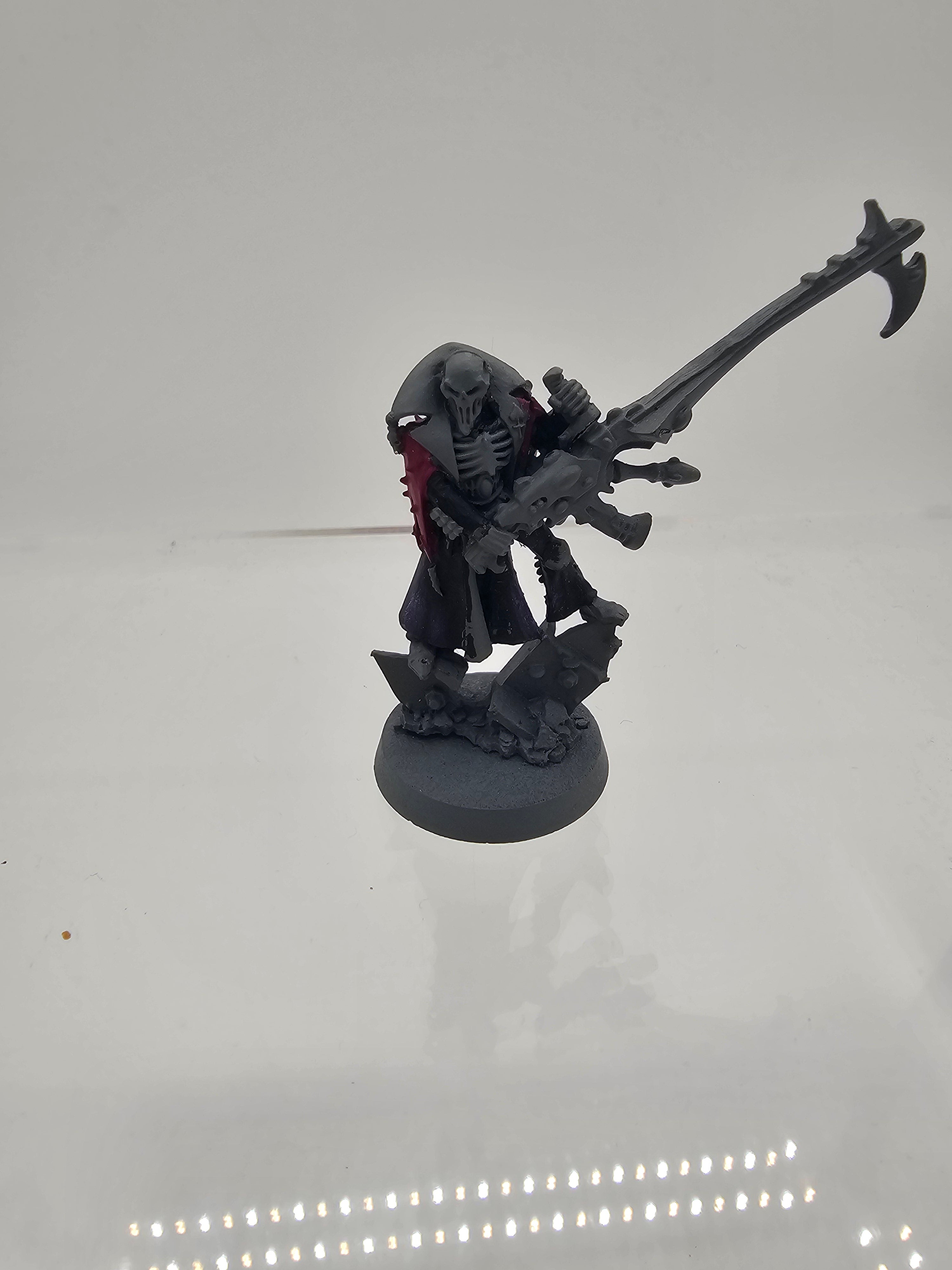 40K: Aeldari - Harlequin: Death Jester (USED, METAL, OOP) [LOT #1]