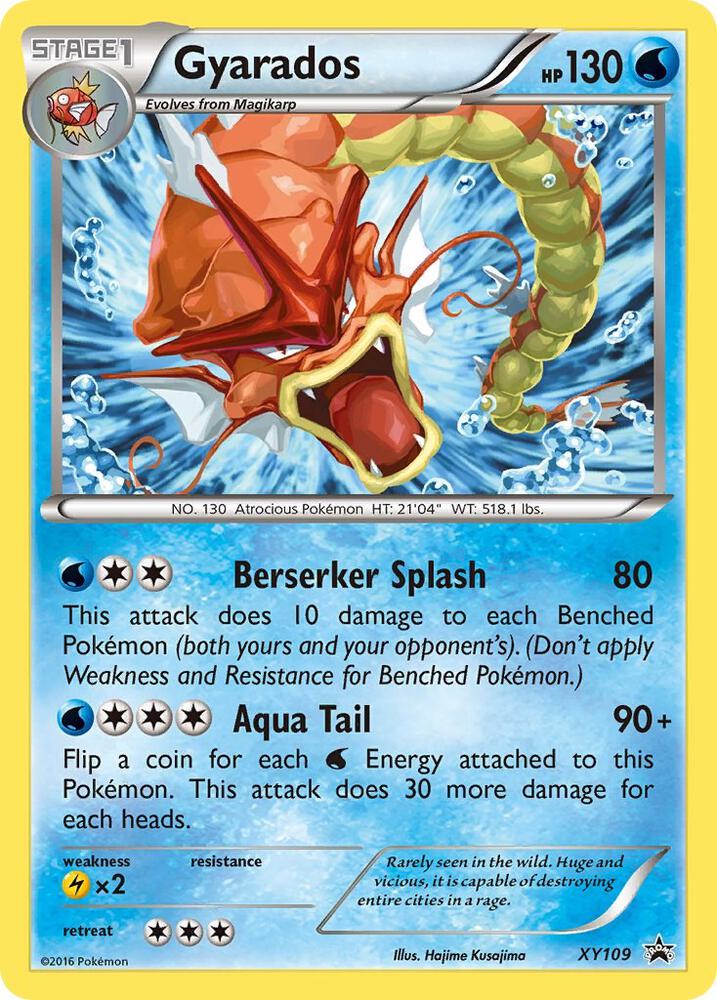 Gyarados - XY109 (XY:PR) Promo - Moderate Play Holofoil