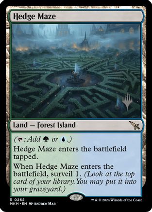 Hedge Maze [#0262] (MKM-R-PP-FOIL)
