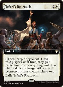 Teferi's Reproach [ #0091 Extended Art ] (FRC-R)