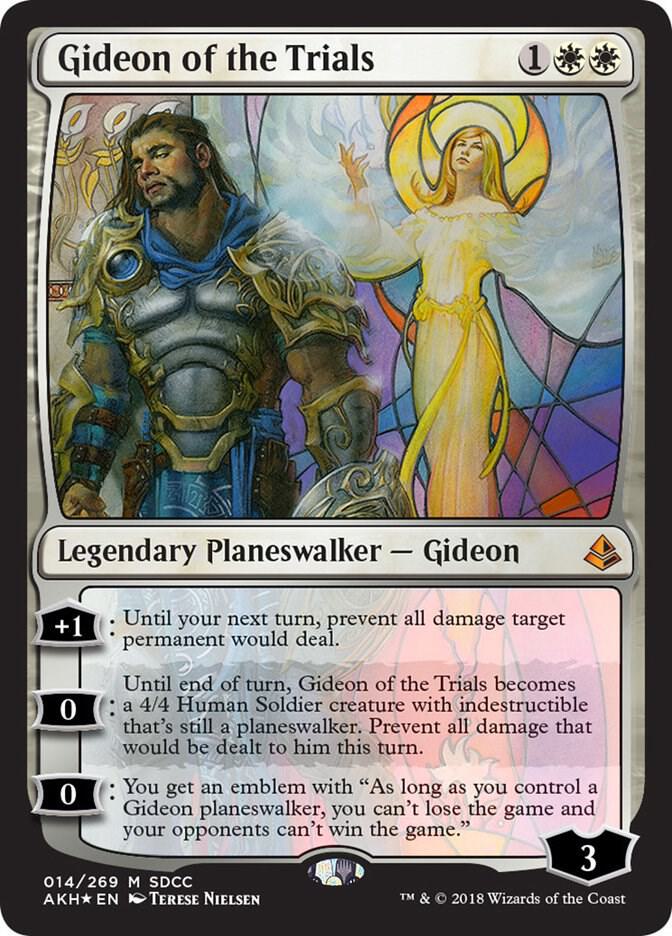 Gideon of the Trials (AKH-M-FOIL) SDCC 2018