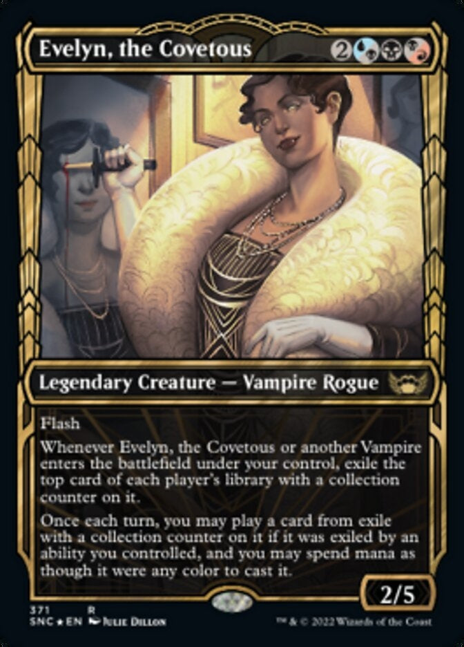 Evelyn, the Covetous [ #371 Gilded Foil ] (SNC-R)