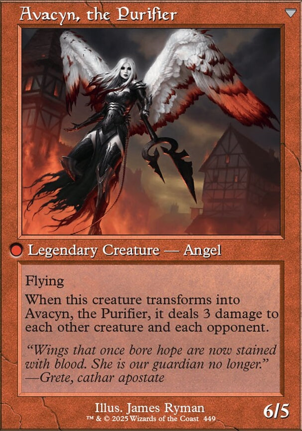 Archangel Avacyn // Avacyn, the Purifier [ #0449 Retro Frame ] (INR-M-FOIL)