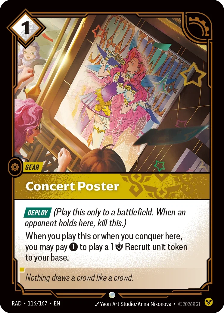 Concert Poster - 116/167 (RAD) Common