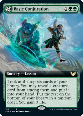 Basic Conjuration [#315 Extended Art] (STX-R)