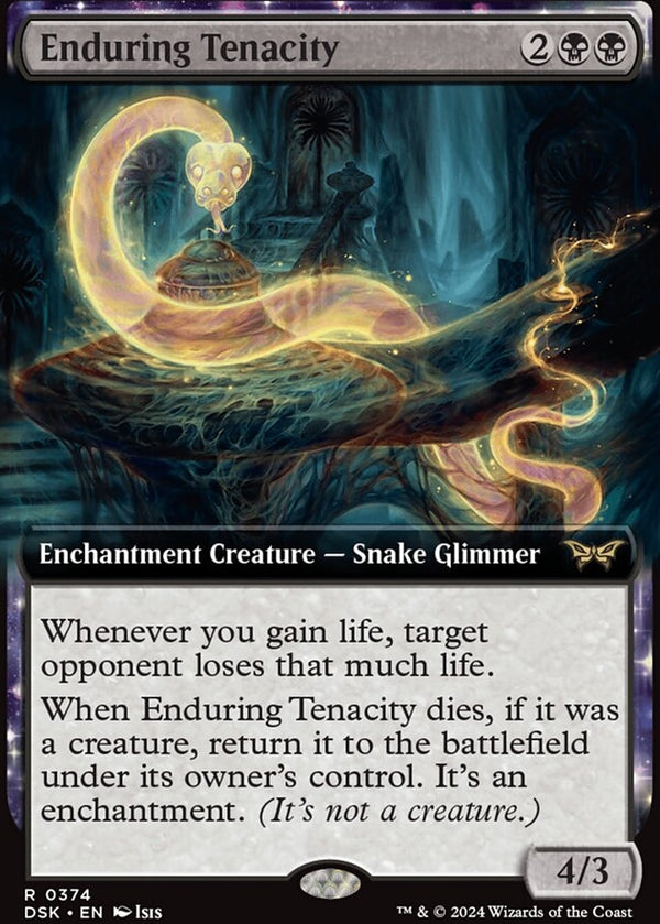 Enduring Tenacity [#0374 Extended Art] (DSK-R-FOIL)