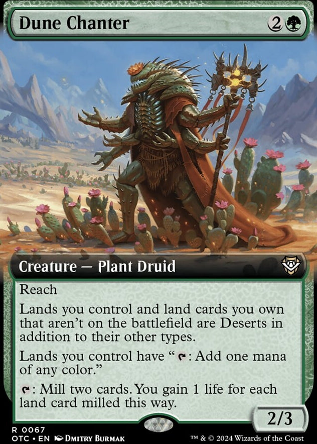 Dune Chanter [#0067 Extended Art] (OTC-R-FOIL)