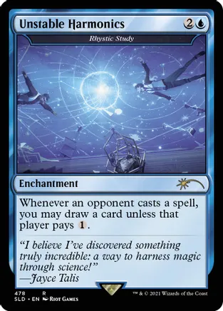 Rhystic Study [Unstable Harmonics #478] [SLD-R-FOIL]