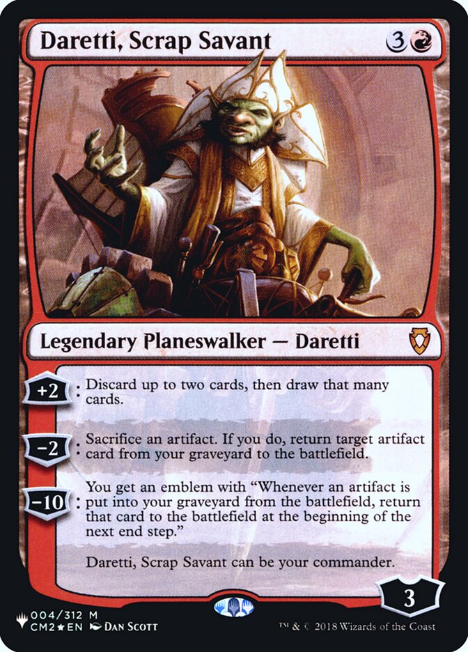 Daretti, Scrap Savant (CM2-M-LIST)