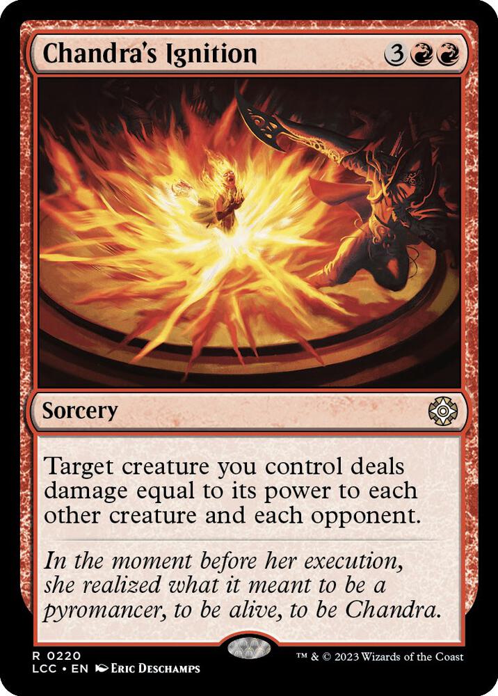 Chandra's Ignition [#0220 Reprint] (LCC-R) Lightly Played