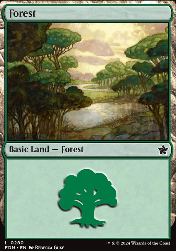 Forest [#0280 Full Art] (FDN-C-FOIL)