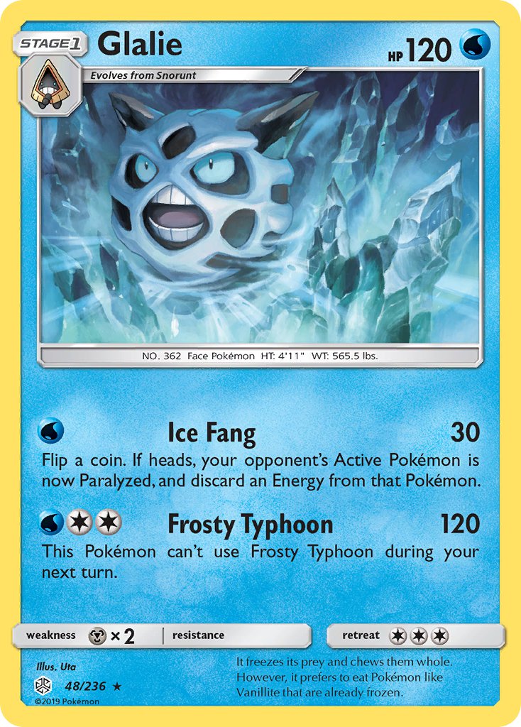 Glalie - 048/236 (CEC) Rare - Near Mint