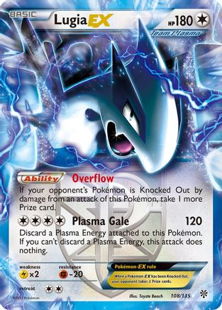 Lugia EX (108/135) Light Play