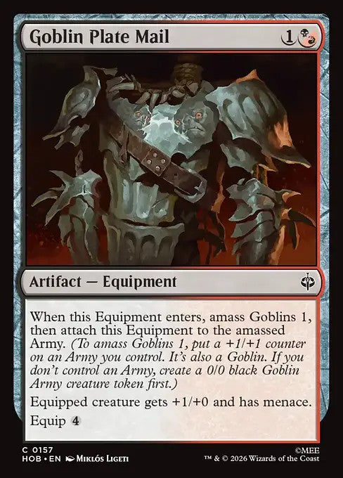 Goblin Plate Mail [ #0157 ] (HOB-C)