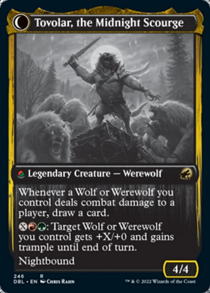 Tovolar, Dire Overlord // Tovolar, the Midnight Scourge [#246] (DBL-R)