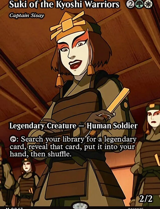 Suki of the Kyoshi Warriors - Captain Sisay [ #0047 Borderless ] (TLE-M)