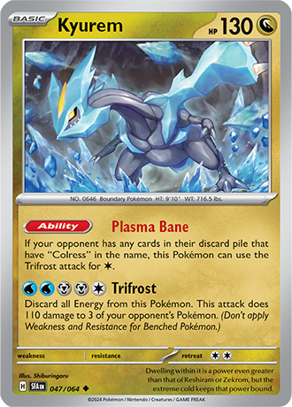 Kyurem - 047/064 (SFA) Uncommon - Near Mint