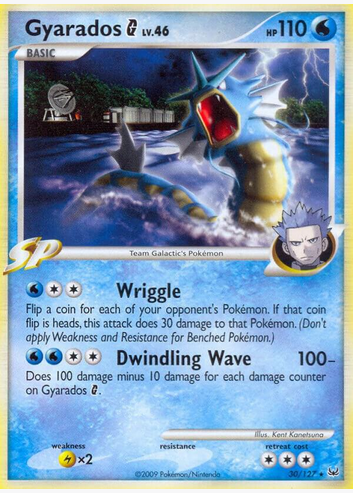 Gyarados - 030/127 (PL) Rare - Near Mint Reverse Holo