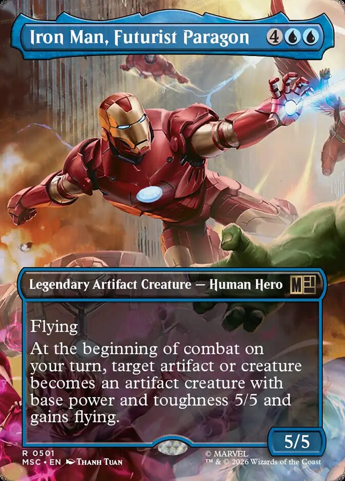 Iron Man, Futurist Paragon [ #0501 Borderless ] (MSC-R)