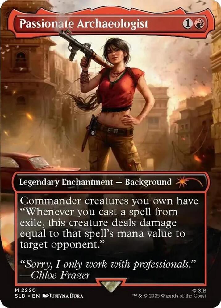 Passionate Archaeologist [ #2220 ] (SLD-M) Foil Near Mint