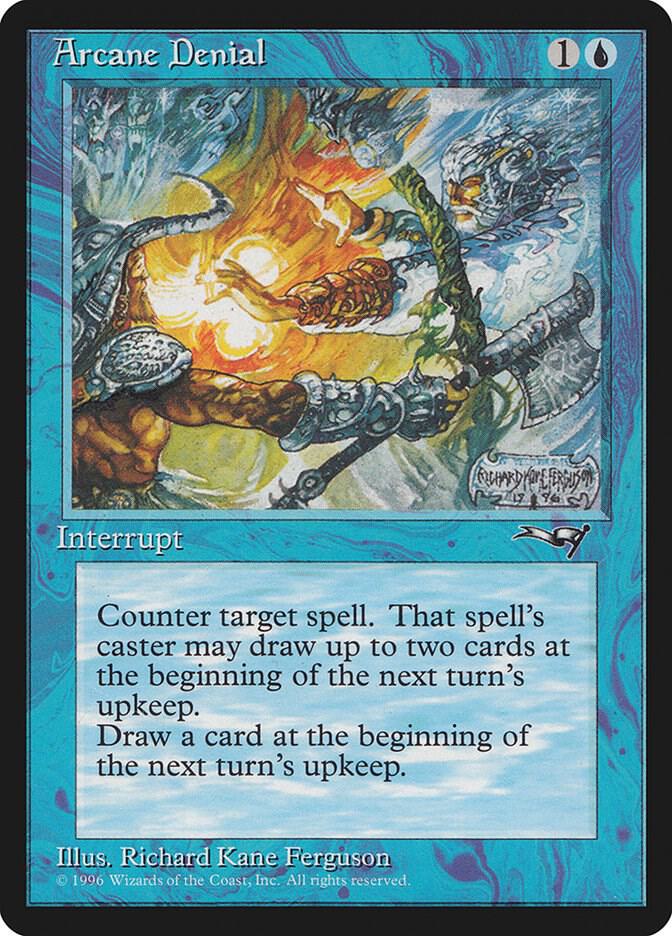 Arcane Denial [Axe] (ALL-C) Heavily Played