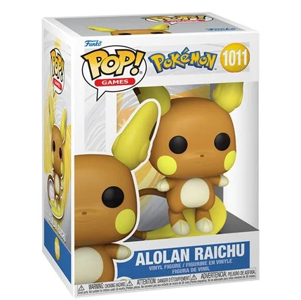 POP Figure: Pokemon #1011 - Alolan Raichu