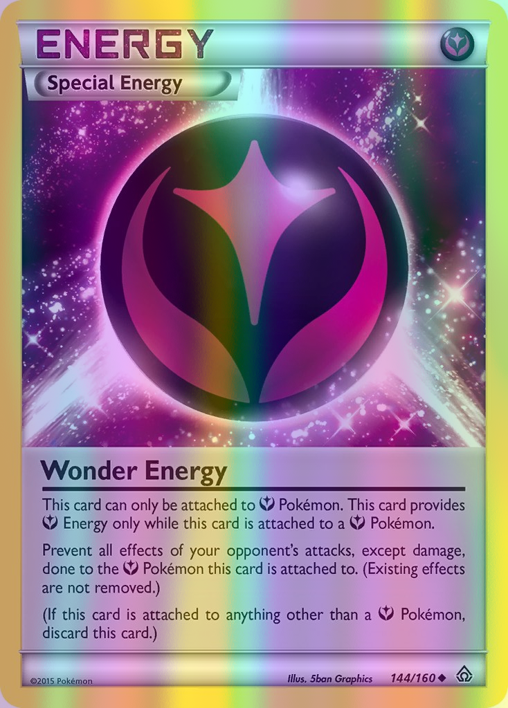 Wonder Energy - 144/160 (PRC) Uncommon - Near Mint Reverse Holofoil