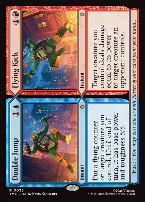 Double Jump // Flying Kick [ #0035 Surge Foil ] (TMC-R)